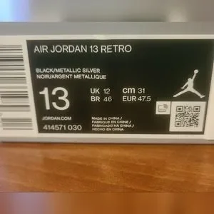 Nike | Shoes | 29 Air Jordan 13s Black Crocodile Tiffany  display picture 1